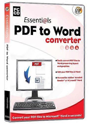 Essentials PDF-to-Word Convertor (PC CD) - New & Sealed