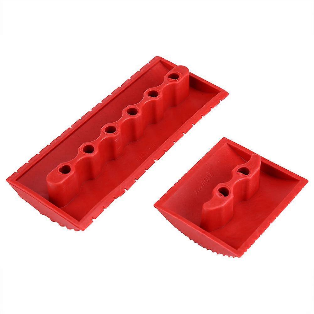 2Pcs Wood Graining Rubber Wall Brush Painting Tools Texture Pattern Scumble Tool Red