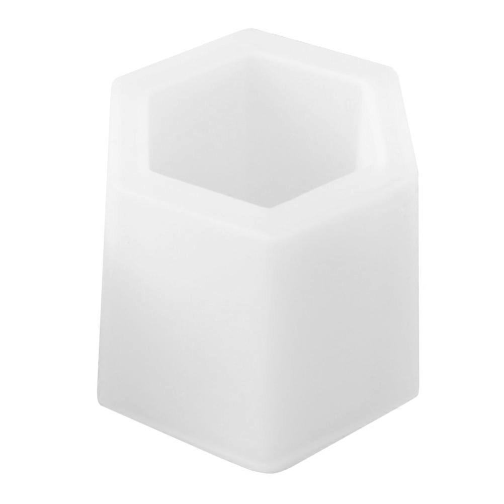 1Pc Stift Halter Form Hexagonal Epoxy Harz Form DIY Silikon Formenbau Werkzeug