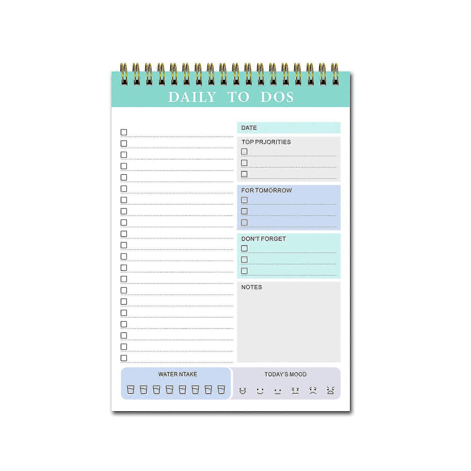 Practical Planner Notepad Tear Off Notepad Portable Planner For Daily Schedule To Do List(a5)