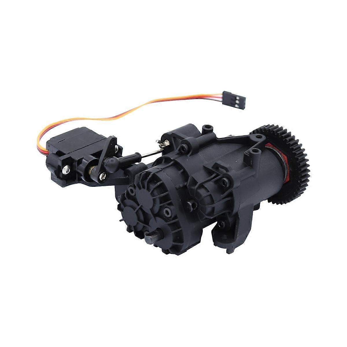 2 Speed Transmission Gearbox with Internal Gears and Servo for 1/10 RC Crawler TRX4 TRX6 Upgrade Pa