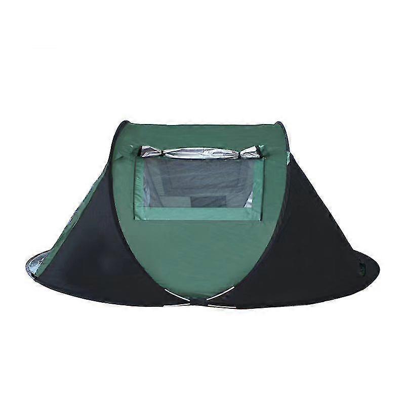 Beach Tent Fully Automatic Quick Open Double Window For 3 To 4 People Camping