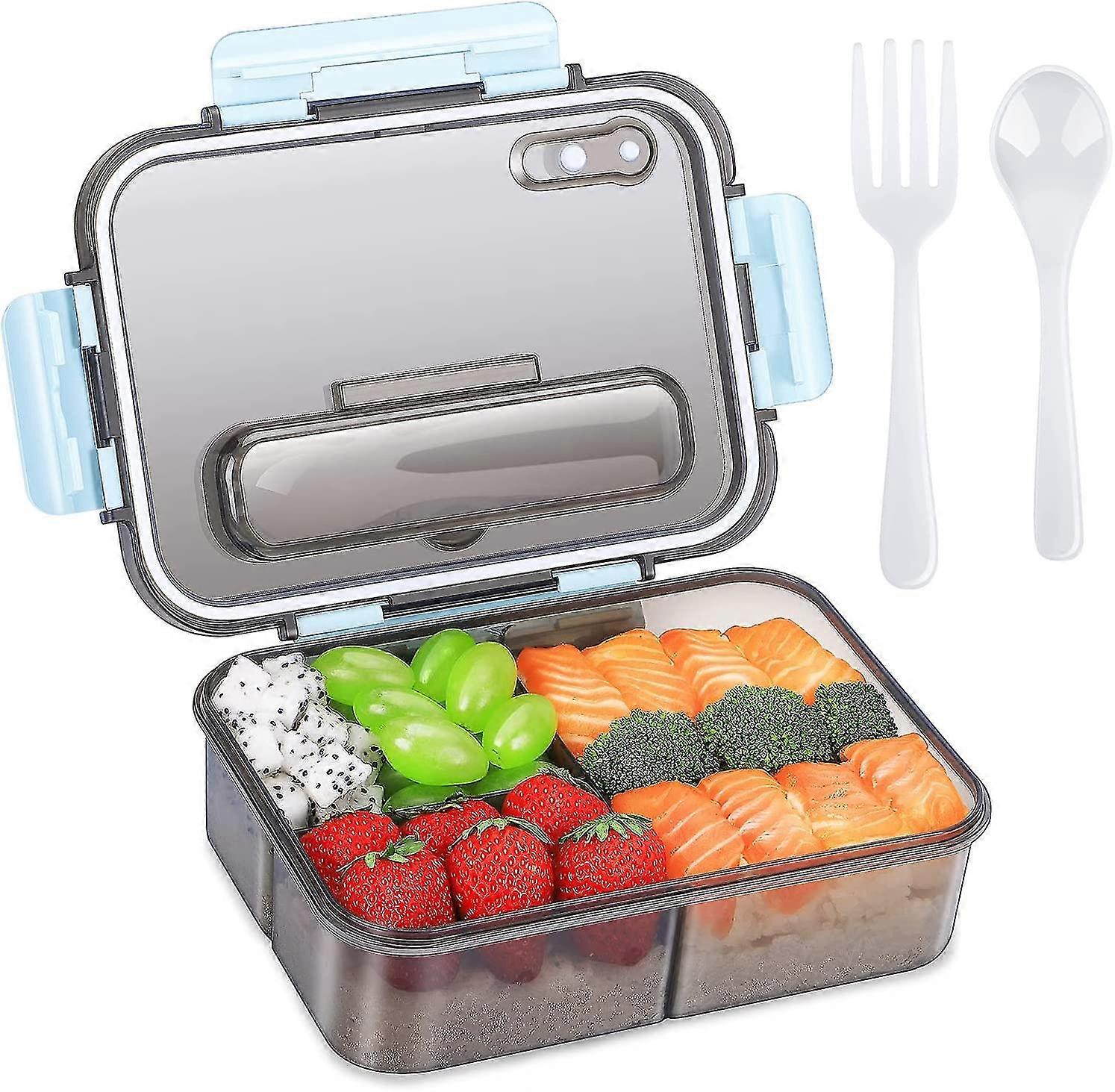 Bento Lunch Box For Kids 1100ml/1500ml Microwave Lunch Box For Kids Food Container Storage Insulated Lunch Container Bento Box-Yvan