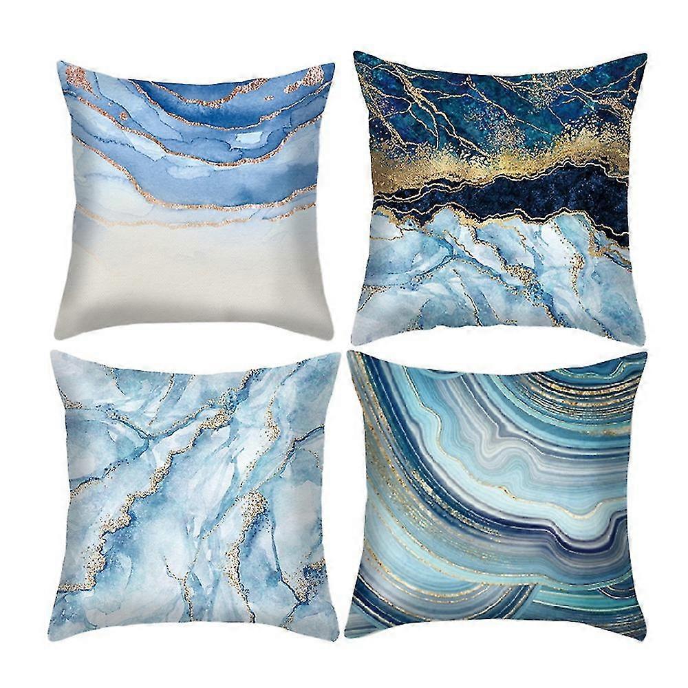 18 Inches Decorative Pillow Covers Unique Design Pillow Cases With Invisible Zipper For Sofa Living