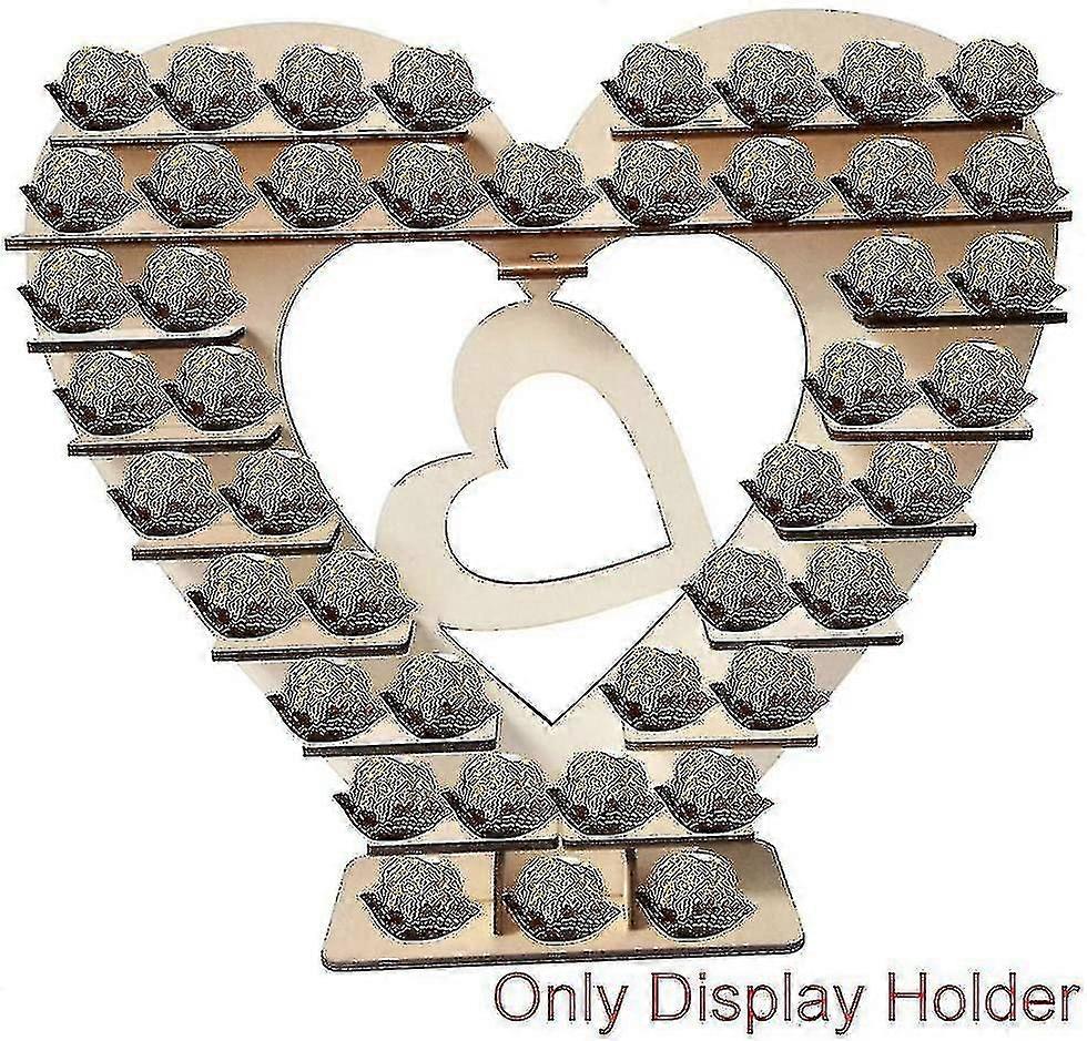 2024 Decoration Stand Compatible With Chocolate, Heart Shape, Compatible With Sweets, Chocolate