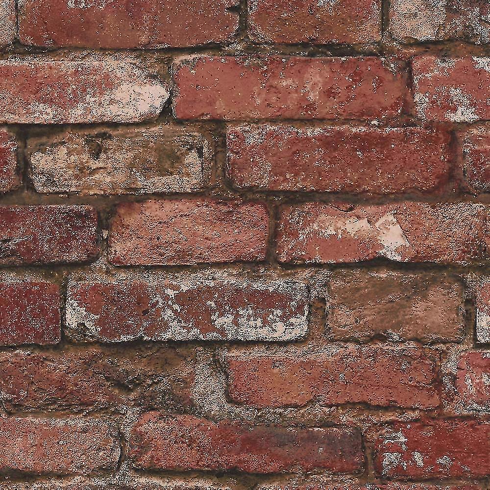 red brick effect wallpaper decor fd31285