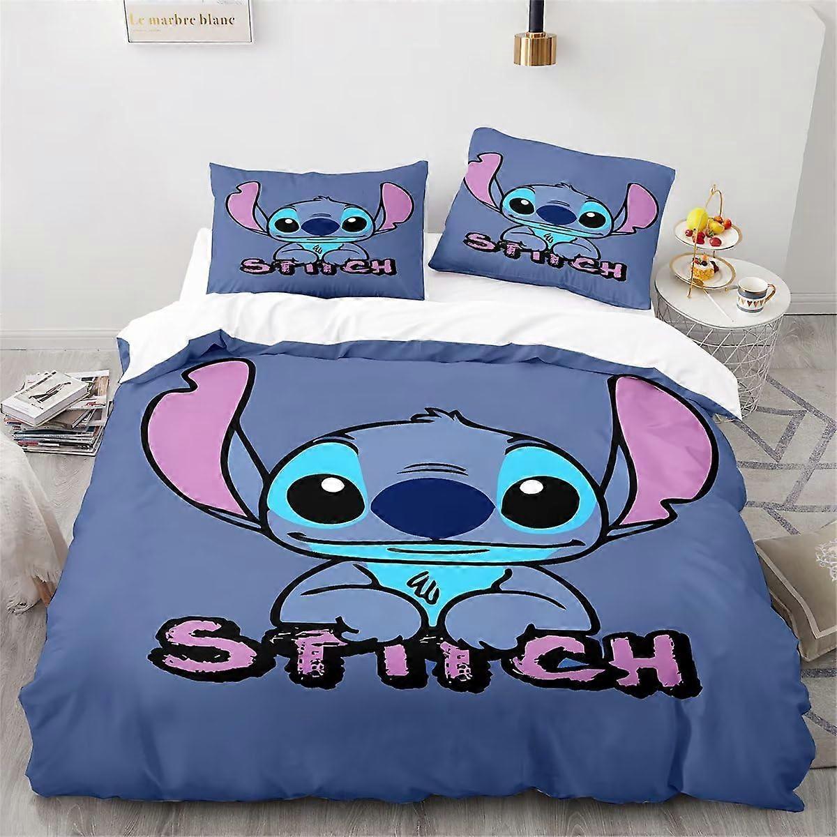 3 Piece Bedding Set, Soft and Lightweight Microfiber Duvet Cover and 2 Pillowcases for Kids with Zipper Closure