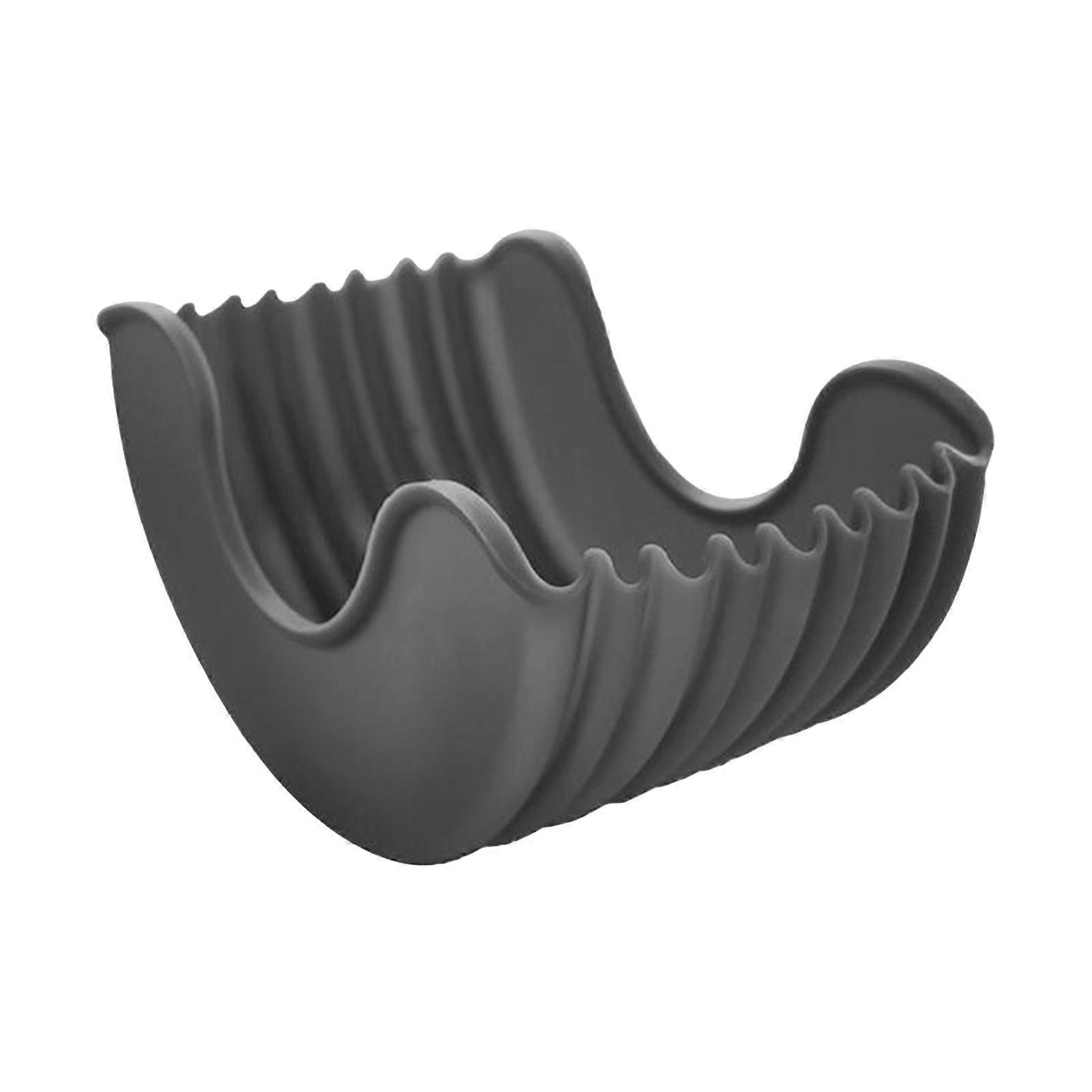1/4Pcs Silicone Rack Retractable Burger Fixed Box Touch-Free Burger Clip Reusable Burger Box Holder Hamburger Dishwasher Safe Food Grade Sandwich Clip