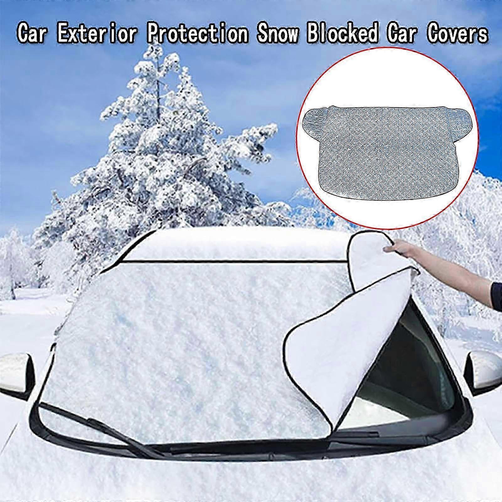 Auto Windschutzscheibe Schneedecke Kanten Auto Schneeschutz Auto WindschutzscheibeSonnenschutz