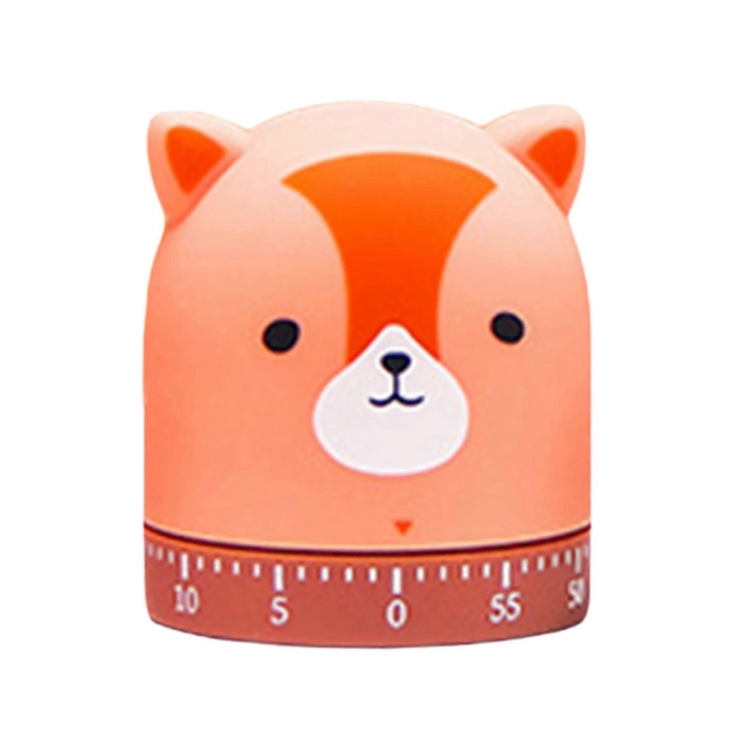 Cartoon Mechanical Timer Adorable Appearance Compact No Battery Required Easy Operation Manual