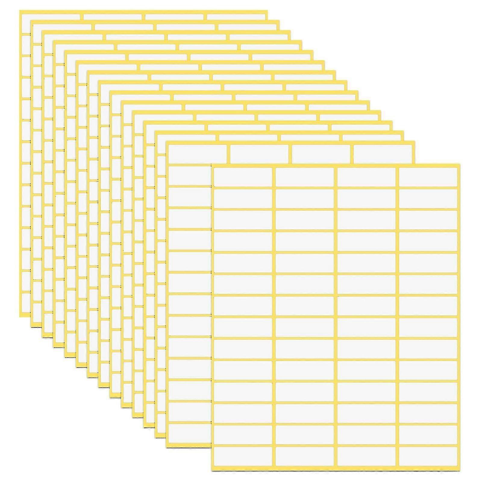 15 Sheet A5 Autocolante autoadezive Etichete, Matte White Etichete Autocolante, Printable Sticky Sheet Etichete, File Folder