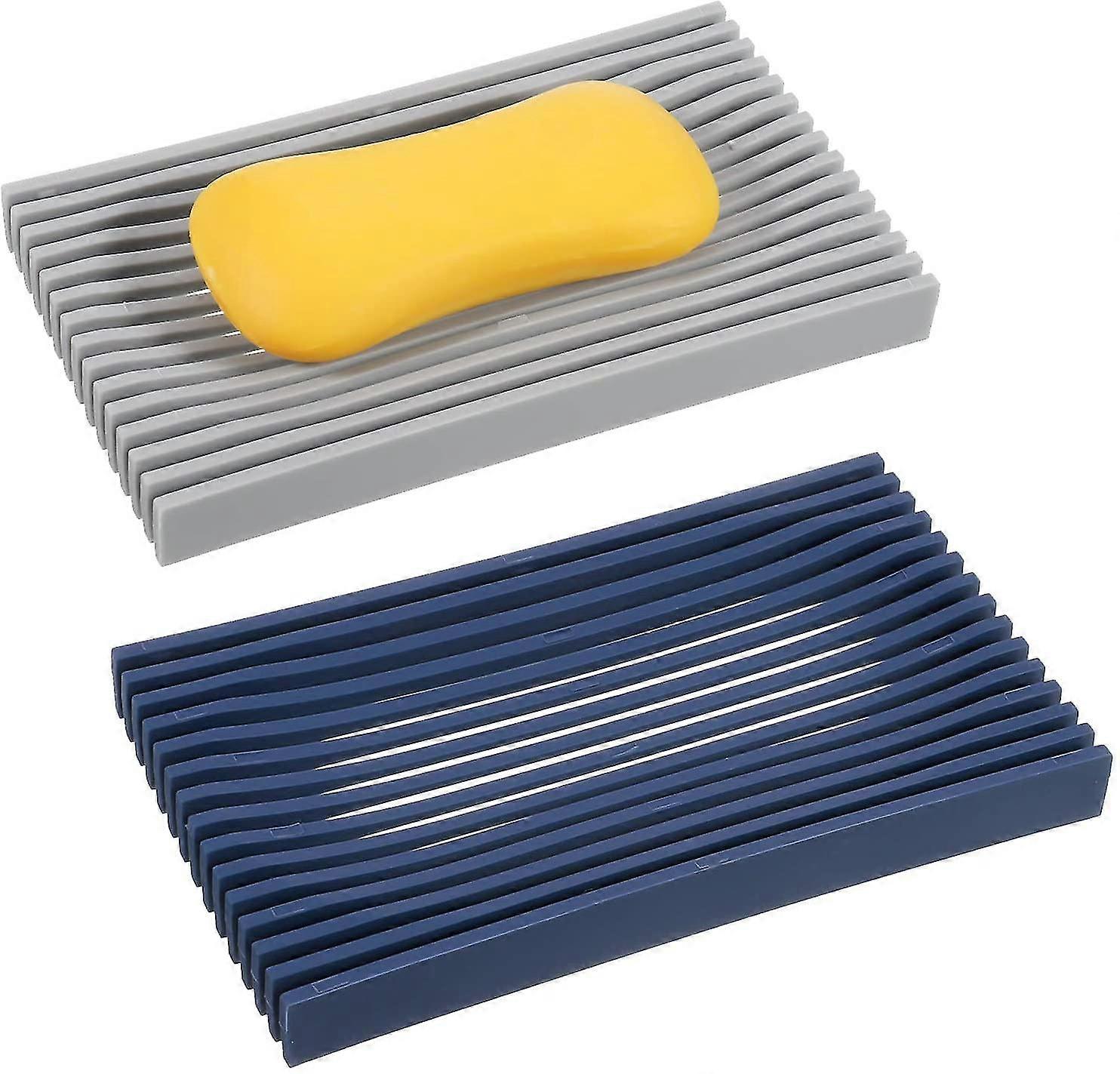 Shower Soap Dish, Premium Self Draining Bar Soap Holder For Shower