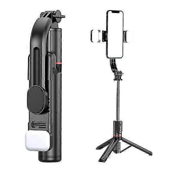 Bluetooth Selfie Stick Double Fill Light Tripod with Remote Shutter