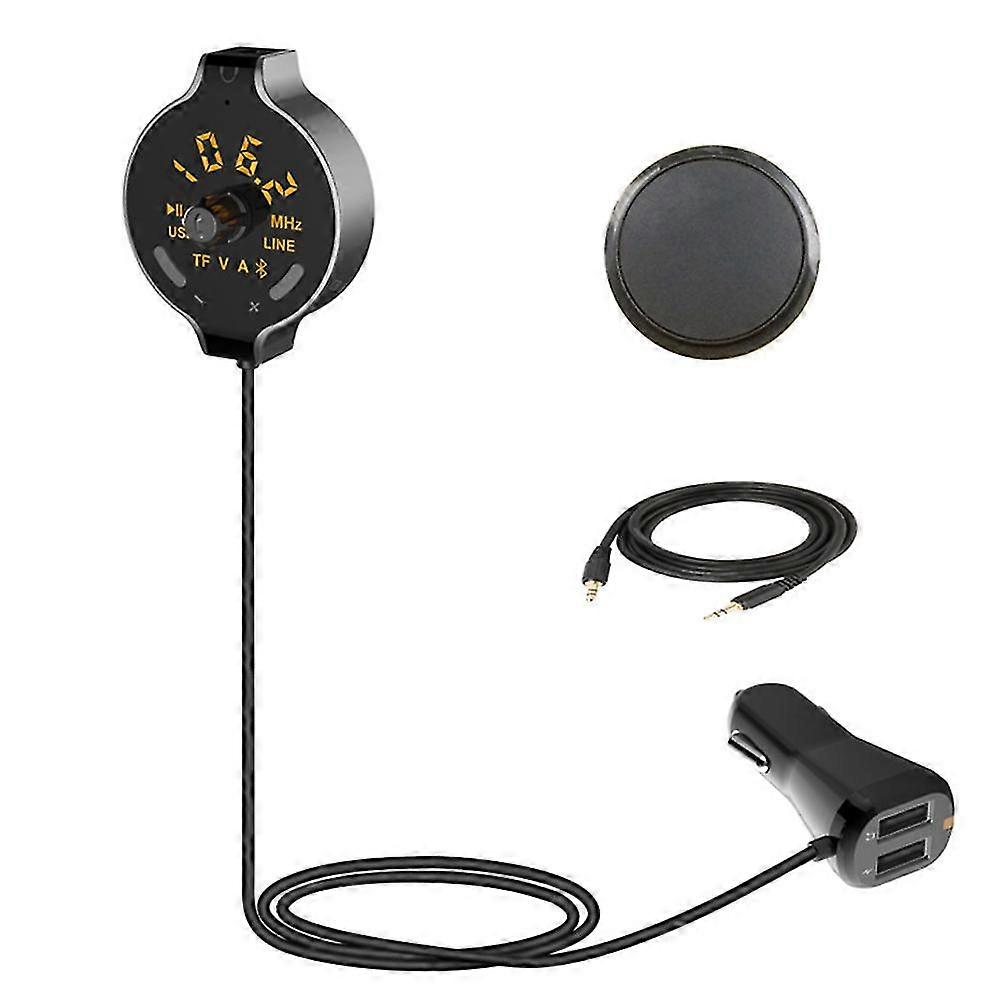 Bluetooth Car Kit, Bluetoothhands-free Audio Adapter Dual Usb