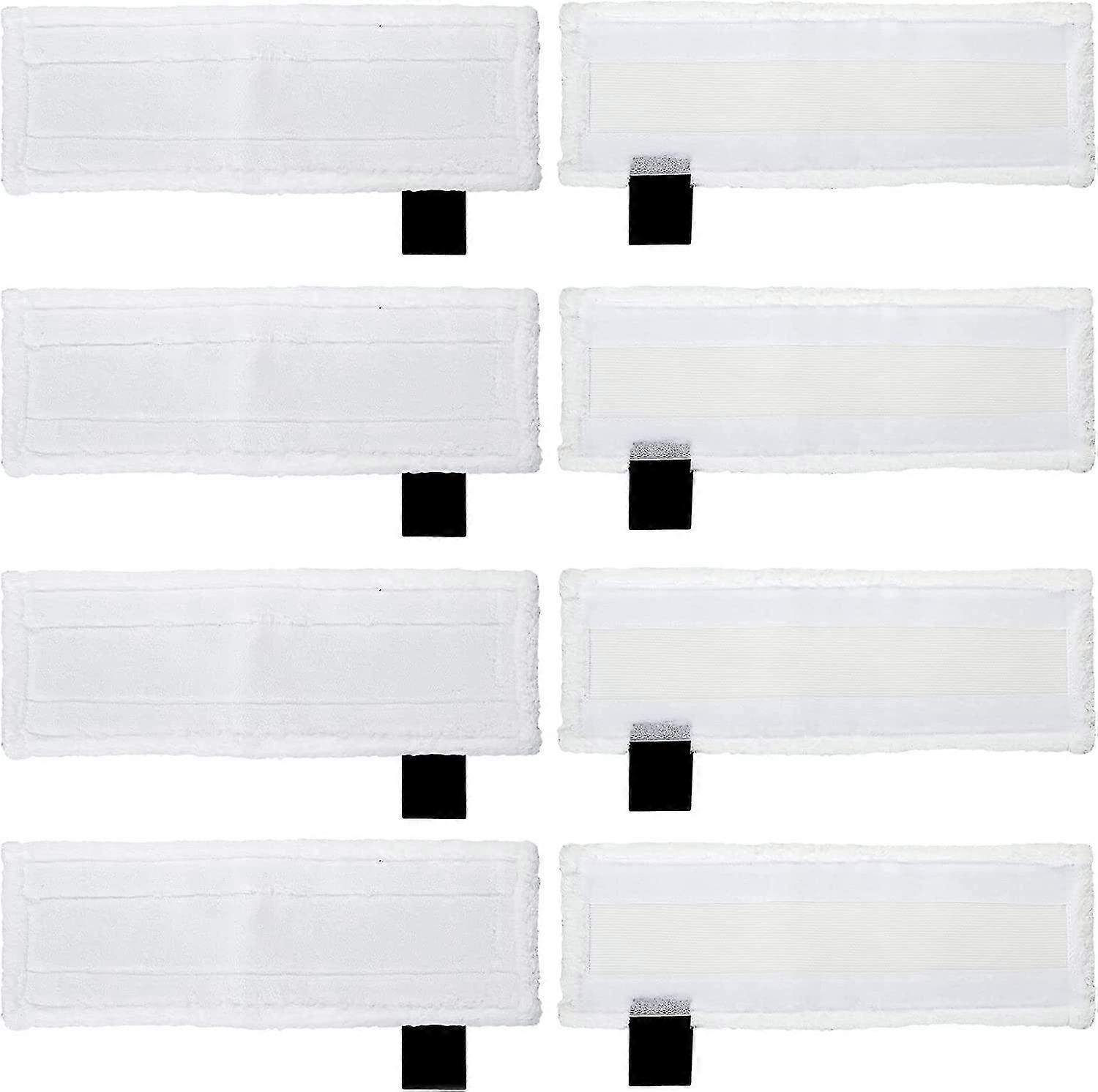 Set Of 8 Replacement Microfiber Cloths, Microfiber Cloths Compatible With Karcher Easy Fix Sc1, Sc2, Sc3, Sc4, Sc5, Sv7 Steam Cleaners (35 X 11.5cm)