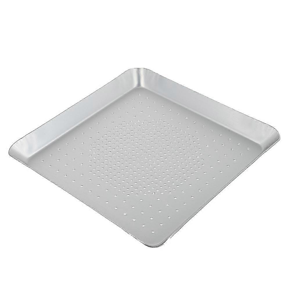 1pc Aluminum Alloy Pizza Baking Pan Practical Pizza Tray Baking Tool For Home