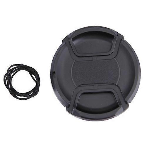 67mm Center Pinch Camera Lens Cap(Black)