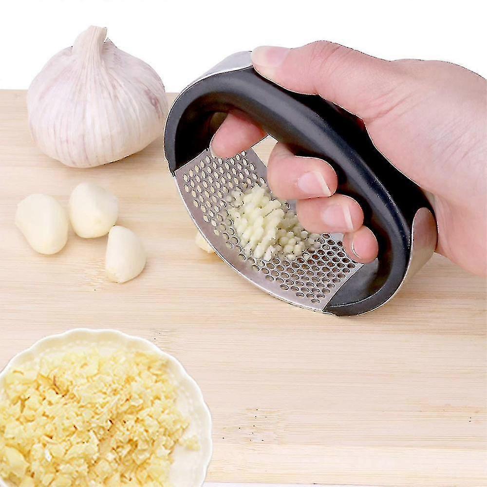 Garlic Press Rocker Stainless Steel Ginger Crusher Squeezer Kitchen