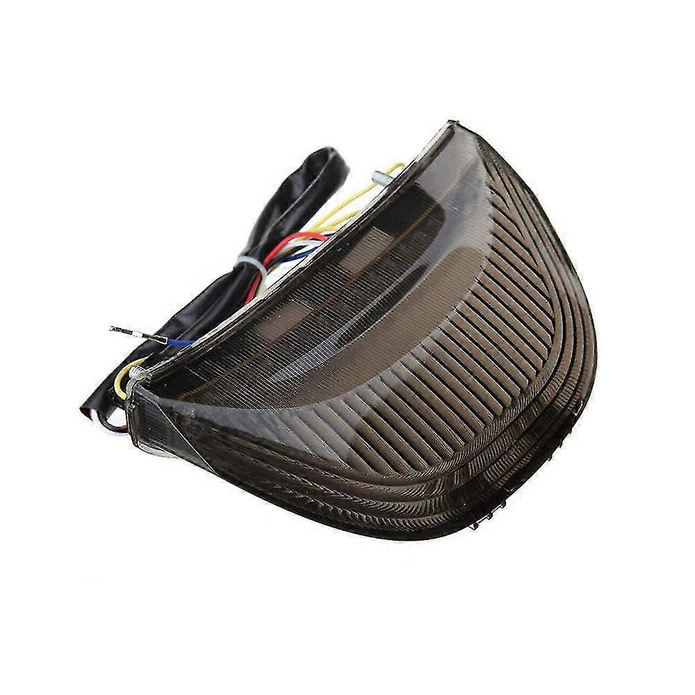 Feu Arrière Moto LED Fumé HASkulle - Avec Clignotants Intégrés, Pour CBR 600RR/RA 2007-2011