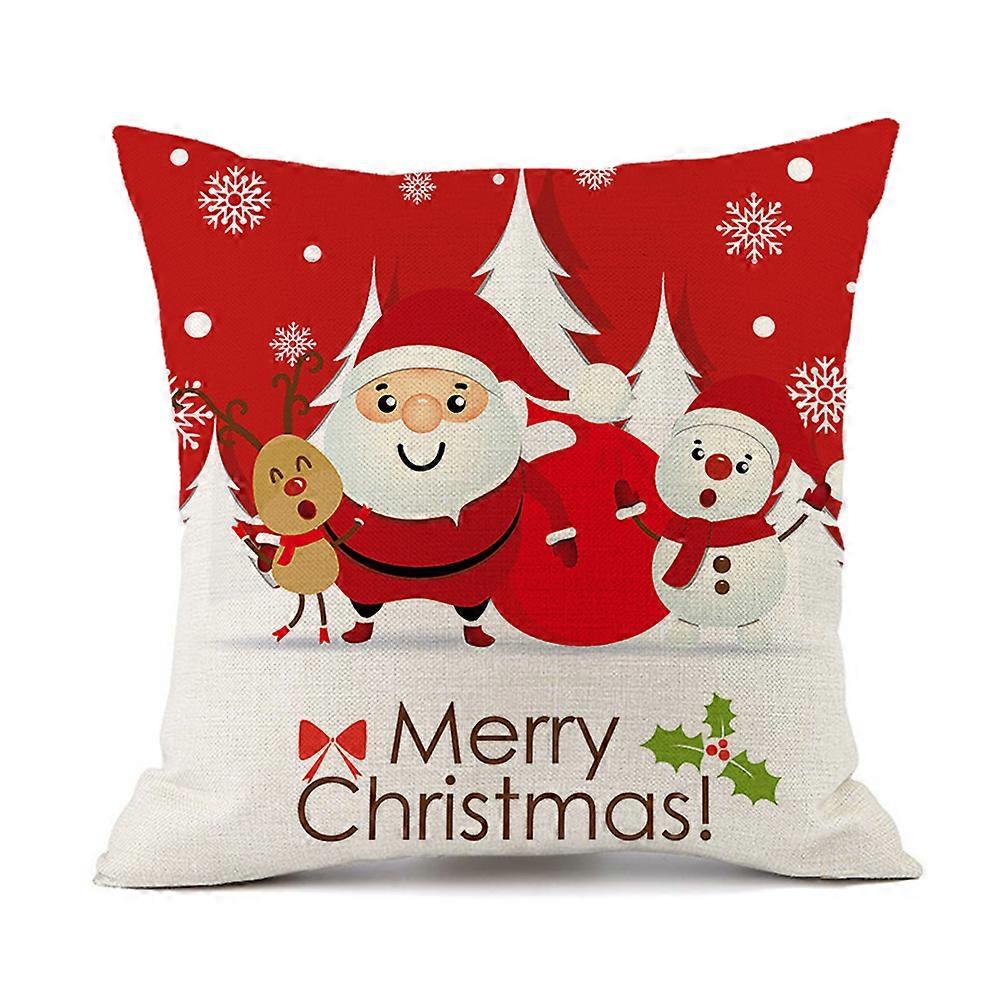 Christmas Xmas Cushion Throw Cover Pillow Case