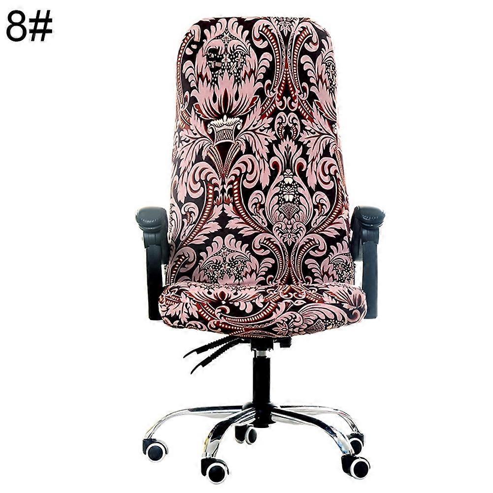 Universal Stretchy Chair Cover Office Armchair Protector Seat Back Case Decor KAESI