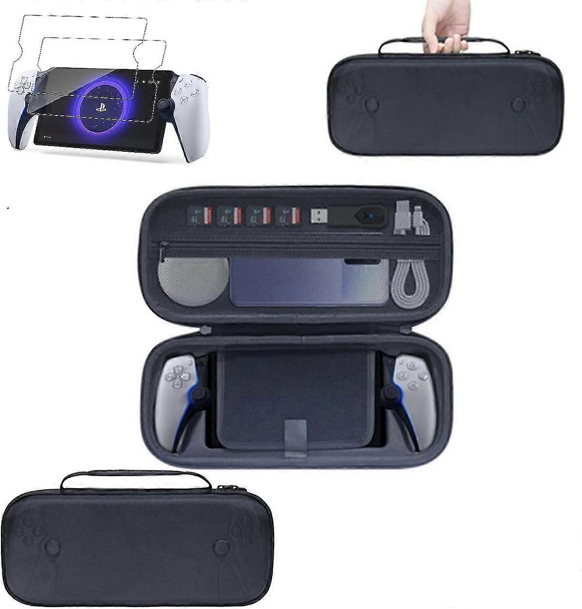 Ps Portal Carrying Case, Eva Travel Carrying Case For Ps Portal Remote Player Handheld Console, With 2pcs Screen Protector