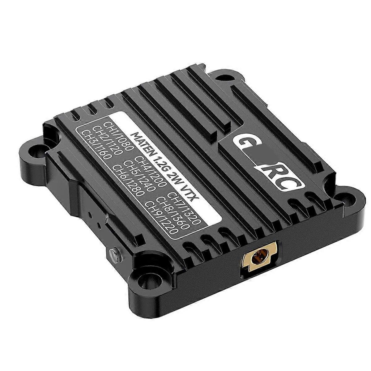 For MATEN 1.2G 2W VTX Traverser SMA Internal Hole Heat Dissipation Signal Stable OSD Parameters