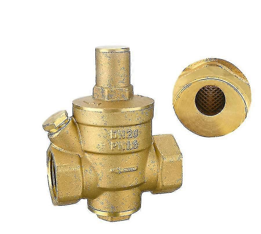Adjustable Water Pressure Reducer Dn20, Brass Regulator (dn20)