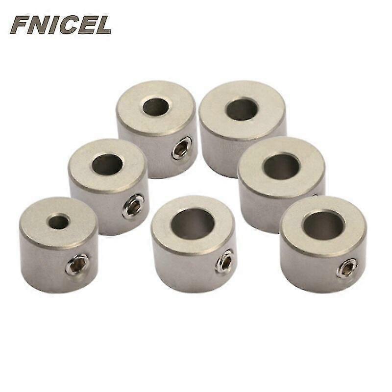 7pcs/set Drill Bits 4-10mm Woodworking Drill Depth Stop Collars Ring Dowel Shaft Chuck For Woodworking Tools