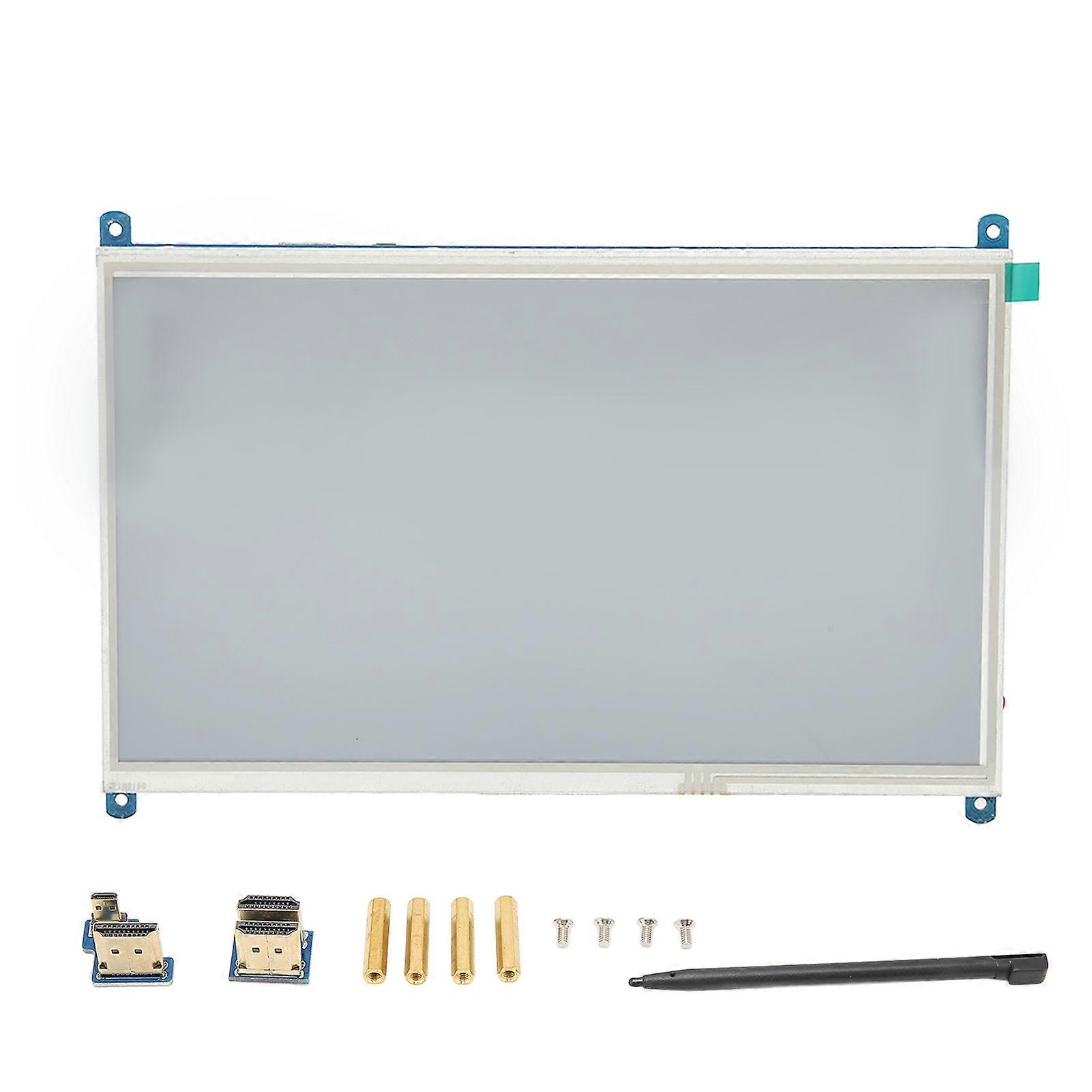 Touchscreen Monitor 10.1in 1024x600 HD High Resolution XPT2406 Touch Screen for Raspberry Pi