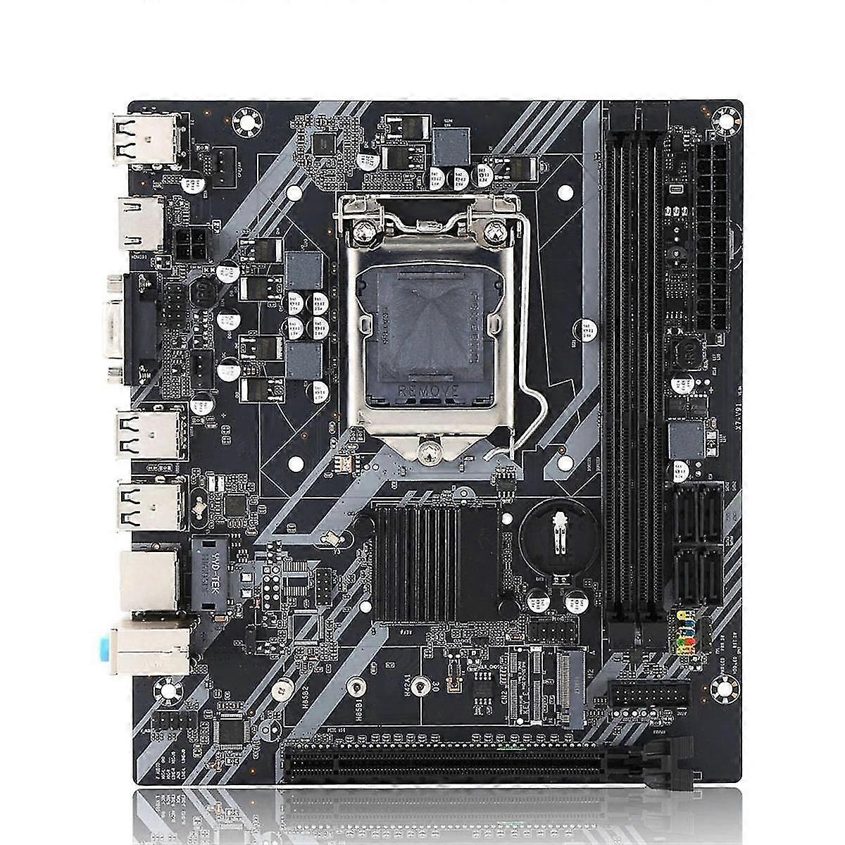 New H61-s Computer Motherboard Desktop Lga1155 Pin With M.2 Supports I3 I5 I7 Second And Third Generation Cpu