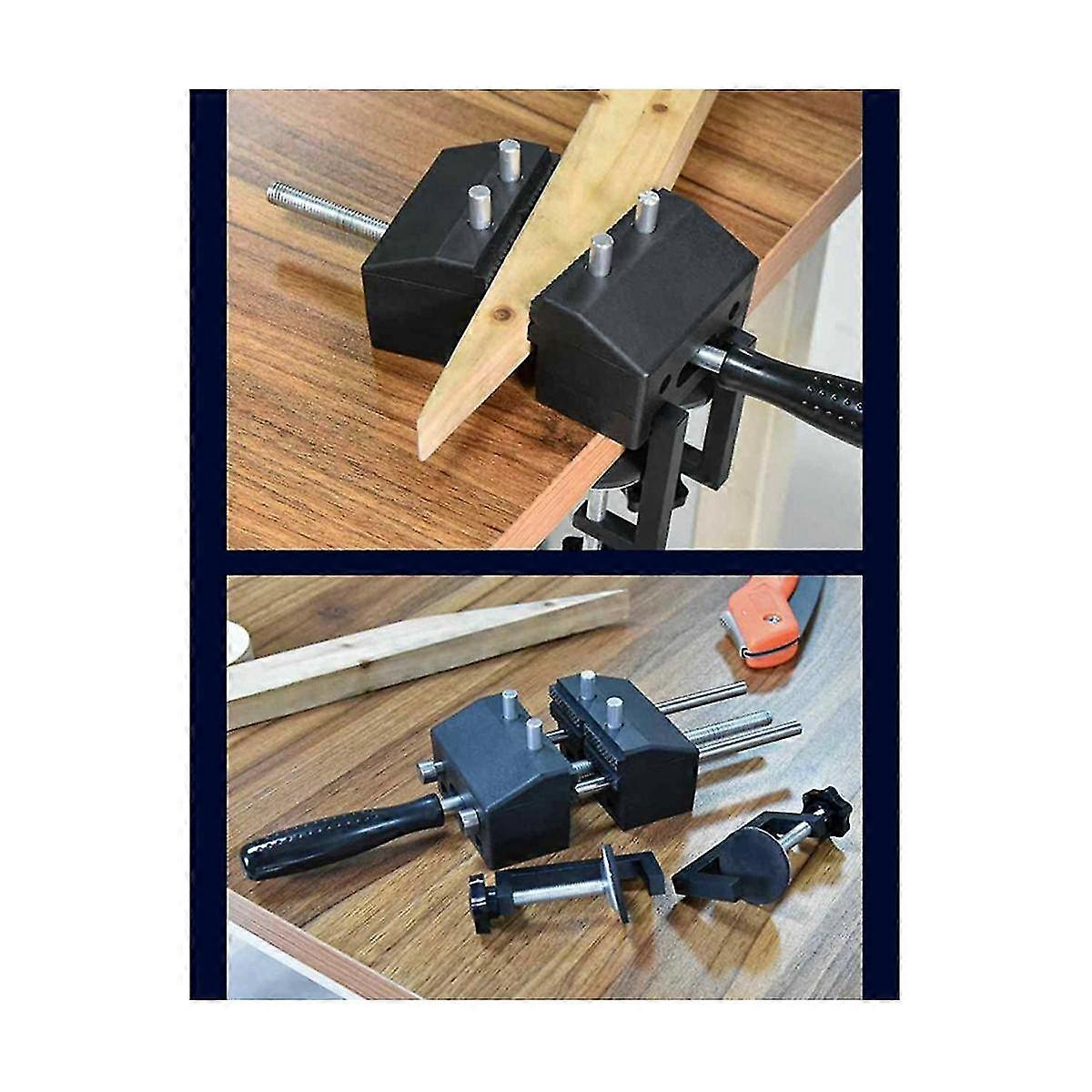 120mm Mâchoire Vise Table Clamp 360 Rotating Adjustable Clamp Vise Workbench Woodwork Table Vise Heavy Duty Hand Tool