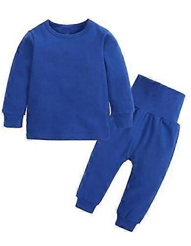 Pojkar Termiska Långunderkläder Set för Barn Fleecefodrade Långkalsonger för Pyjamas eller Underställsleggings & Skjorta