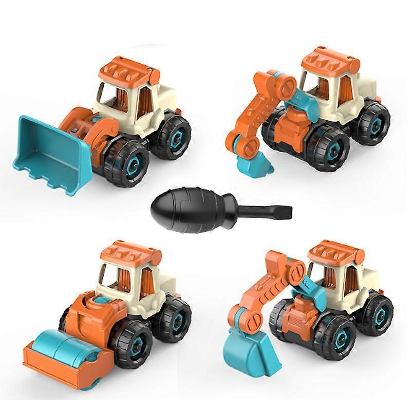 子供の分解おもちゃの車、子供の車のエンジニアリングトラック、掘削機の教育玩具