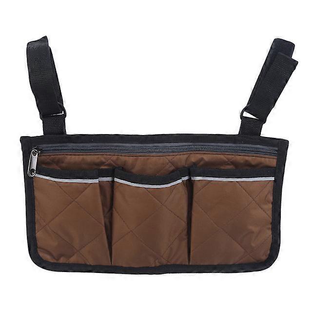 1pc Walker Electric Scooter Wheelchair Armrest Side Storage Bag Seat Armrest Storage Bag sy