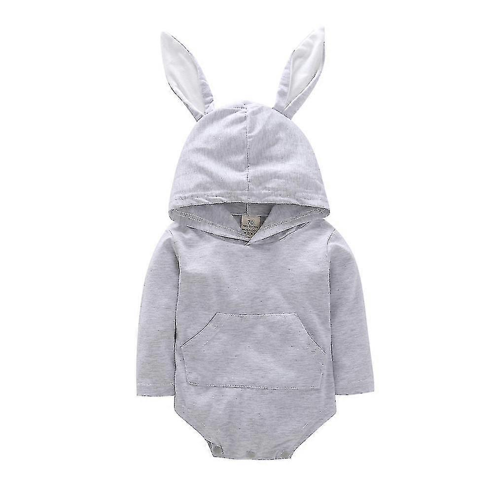 Nouveau-né bébé filles garçons lapin bébé lapin Romper à capuche mignon lapin costume de saut combinaison