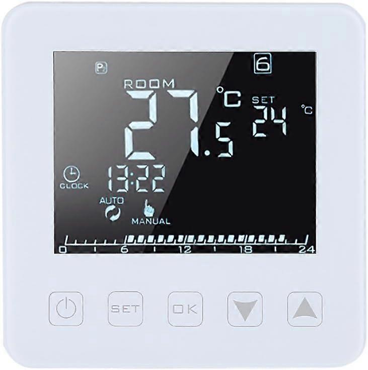 Digital Programmable Thermostat Lcd Display Electric Heating Thermostat Room Temperature Controller 16A-4