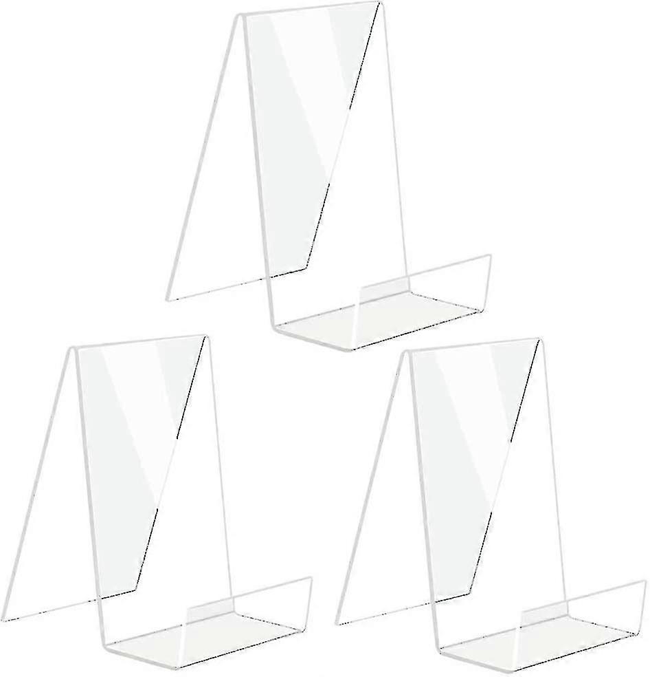 3 Pieces Book Stand / Bookend, Clear Acrylic Book Stand, Book Stand, Acrylic Book Stand Gift