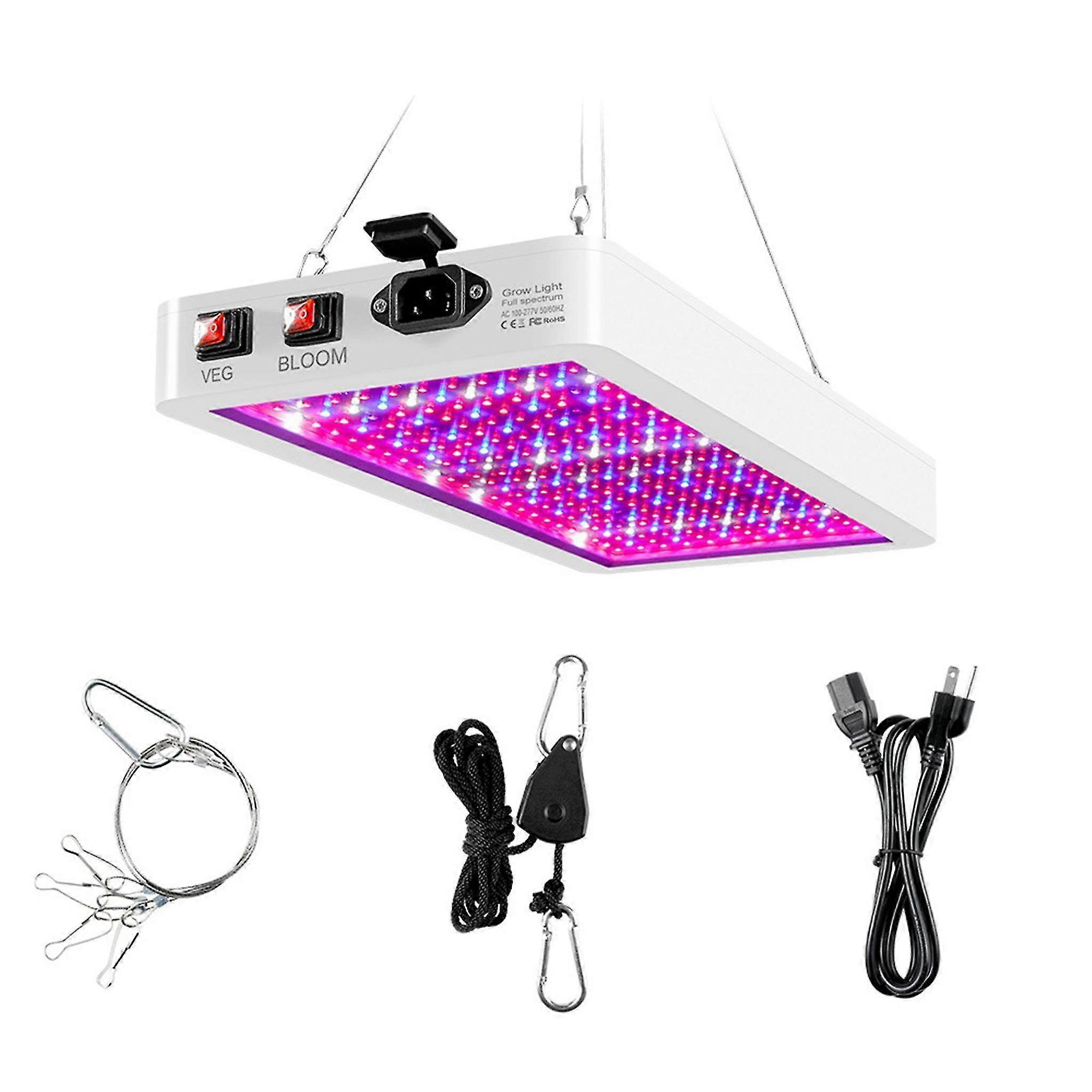 Lampada per piante a LED a spettro completo da 1000 W 216 per piante da interno - Grow Light