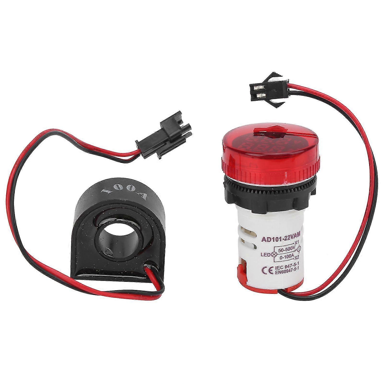 AC50-500V 0-100A Dual Display Indicator Voltage Current Indicator Light