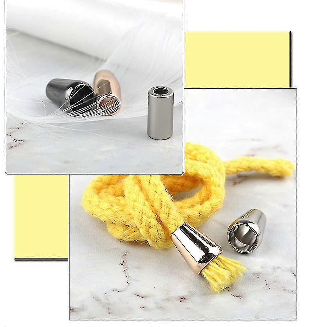 Pack Of 30 Sealing Caps, Cord Ends, Cord Closure, Lanyard, Clothing, 15 X 10 Mm