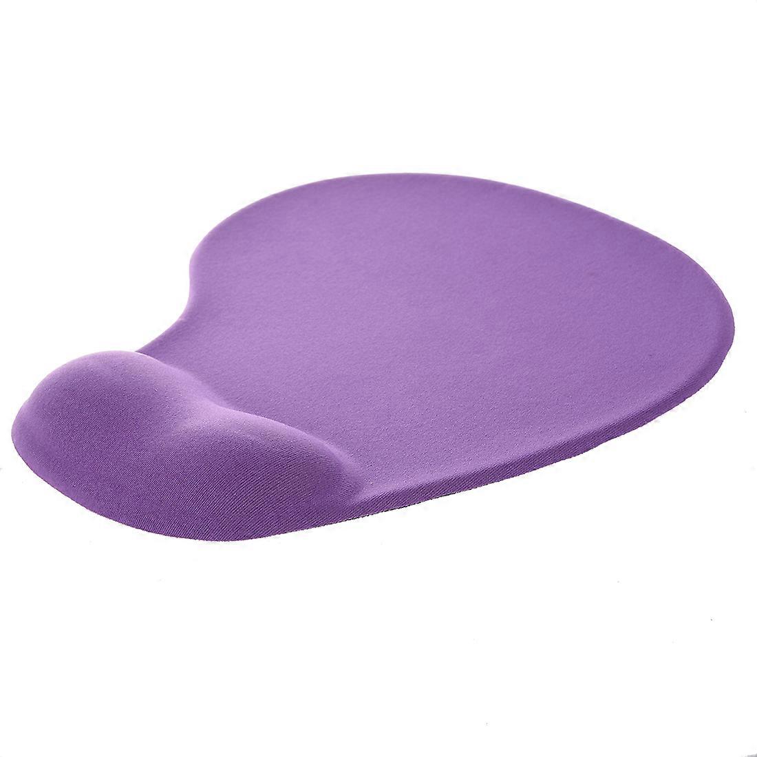 Purple Silicone Wrist Rest Mouse Pad Mat for Laptop Desktop PC