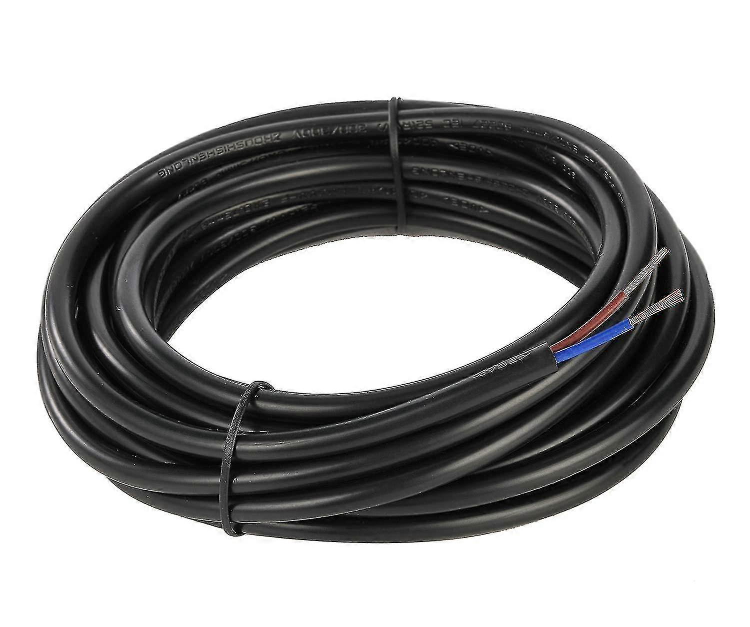 Electrical Wire 2 Core Round Black Flex Flexible Cable 2 X 0.75 Mm Power Cable-ZZY