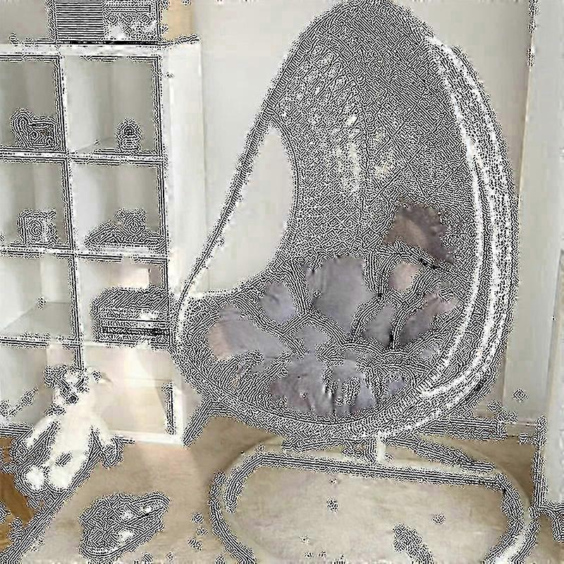 Balcony Office Garden Rocking Chair Rattan Chairs Cushions Swing Hanging Basket Chair Cushion Egg Chair Hammock Cushion