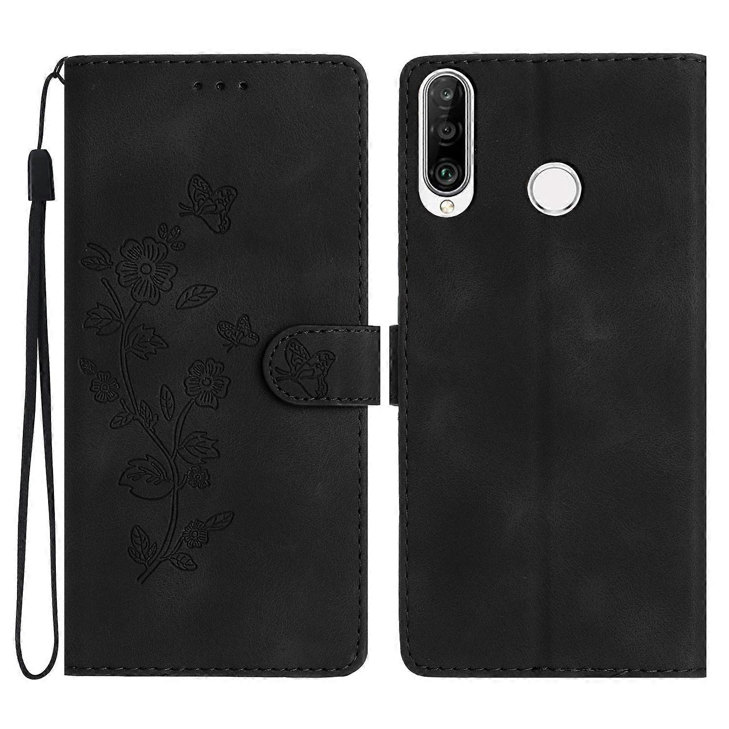 Flower Embossed PU Case For Huawei P30 lite