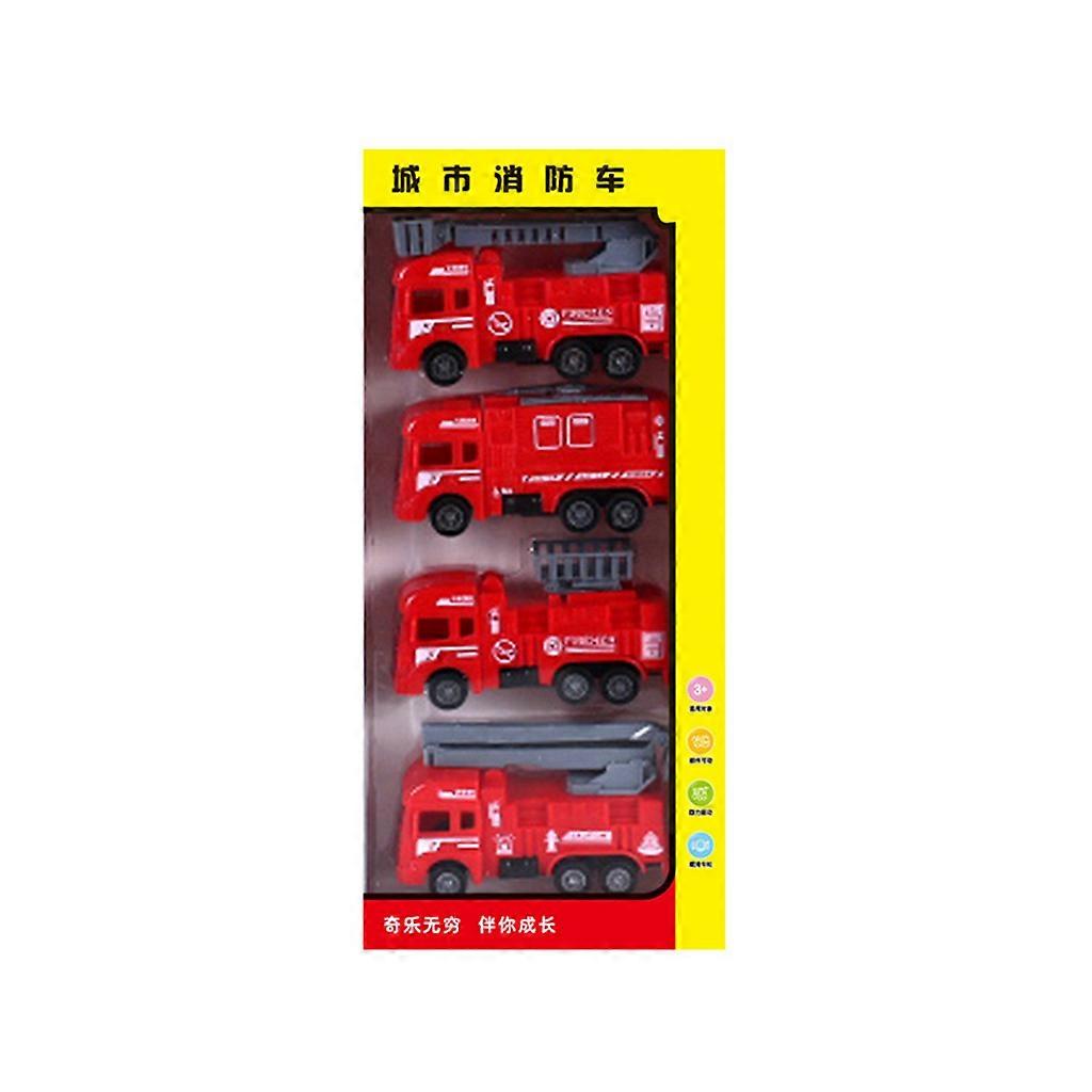Toy Vehicle Engineering Set for Baby Friction Car Pull Back Model Airplane