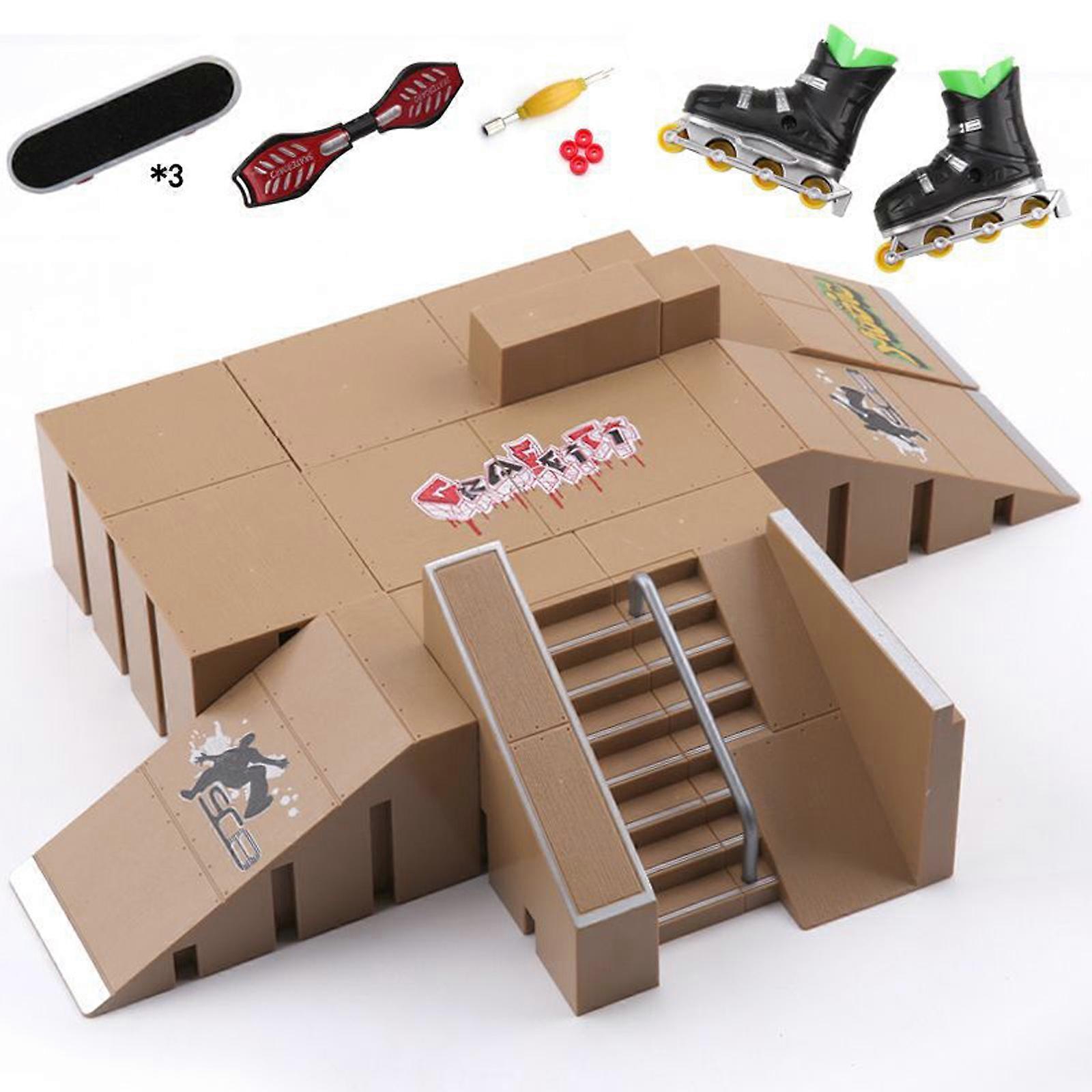 Finger Skate Park Mini Skates Tech Deck Fingerboard Skatepark