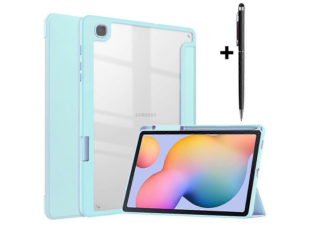 Slim Case for Samsung Galaxy Tab S6 Lite 10.4 Inch 2024 2022 2020 Model SM-P620/P625/P610/P613/P615/P619 with S Pen Holder, Stylus Pen, Shockproof Cov