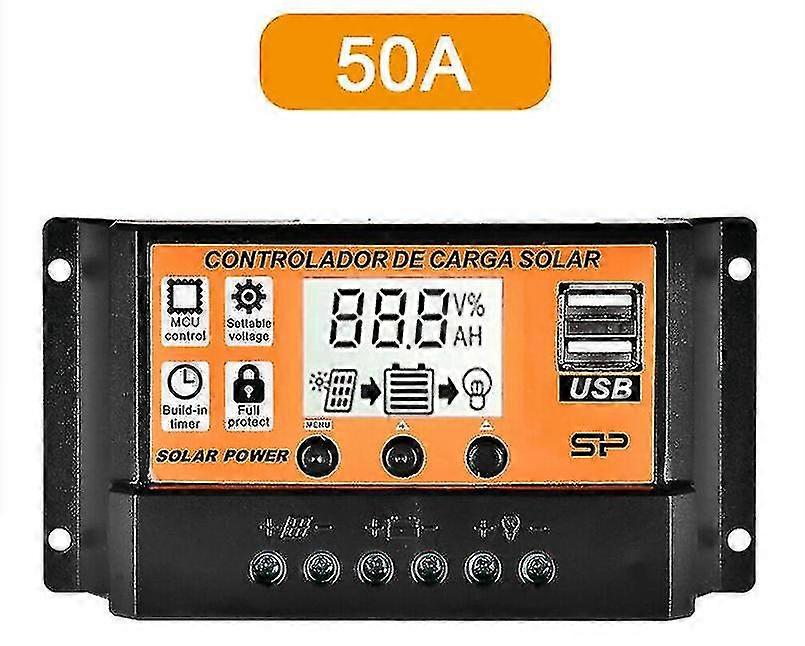 100A 12V / 24V Auto solární panel Char Regulator Dual USB