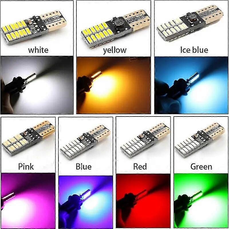 brand-new 1pc Car Decoding T10 4014 24smd Interior Dome Lamp Map Door License Plate Lights Indication Light Auto Signal Lamp Assembly